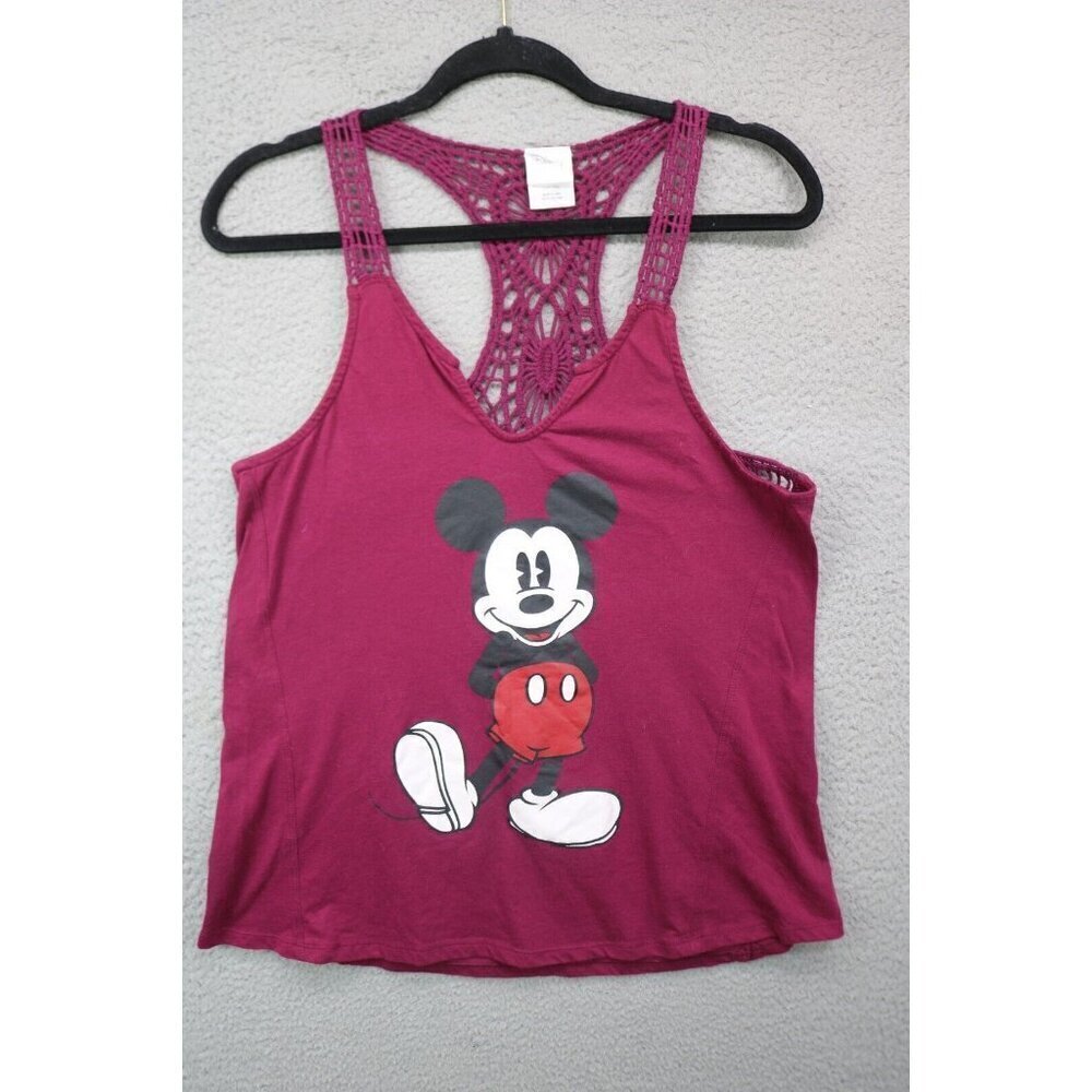 Disney Mickey Mouse Racerback Tank-Size Large-Disney-Mickey‎ Mouse